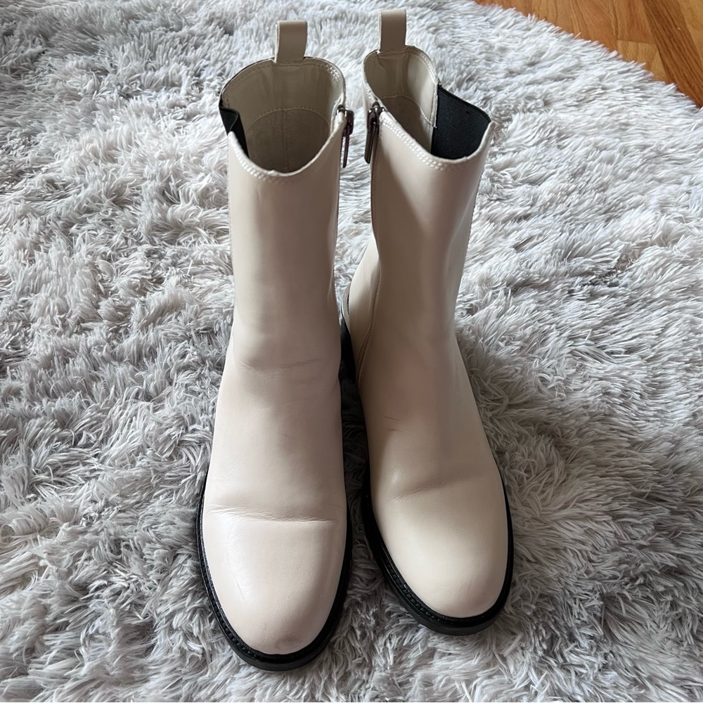 Vince Camuto | Leather Moto Boots - Picture 1 of 6